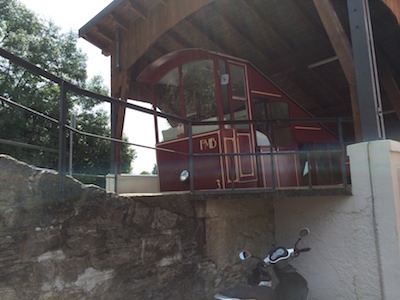 Monte-Bre-Standseilbahn (oberer Teil)