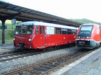  Ferkeltaxe 772 141-8 und 641 018-5 in Rottenbach